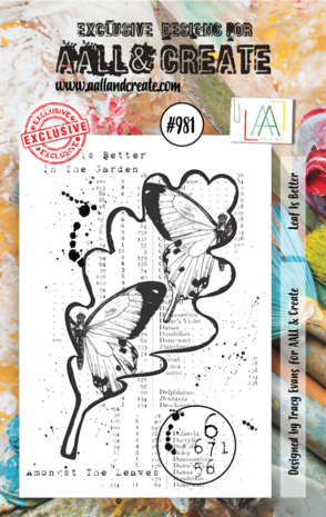 AALL and Create - Stamp Set A7 Leaf Is Better