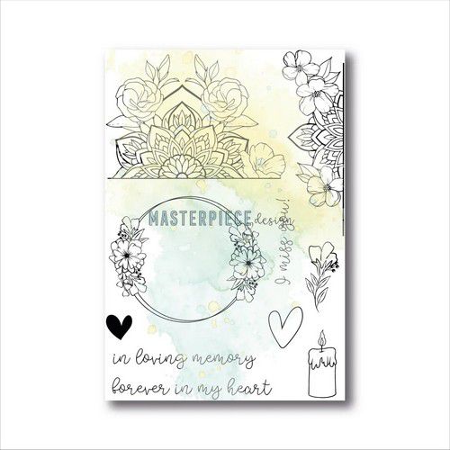 Masterpiece Clear Stampset - I miss you 4x6  Masterpiece Clear Stampset - I miss you 4x6