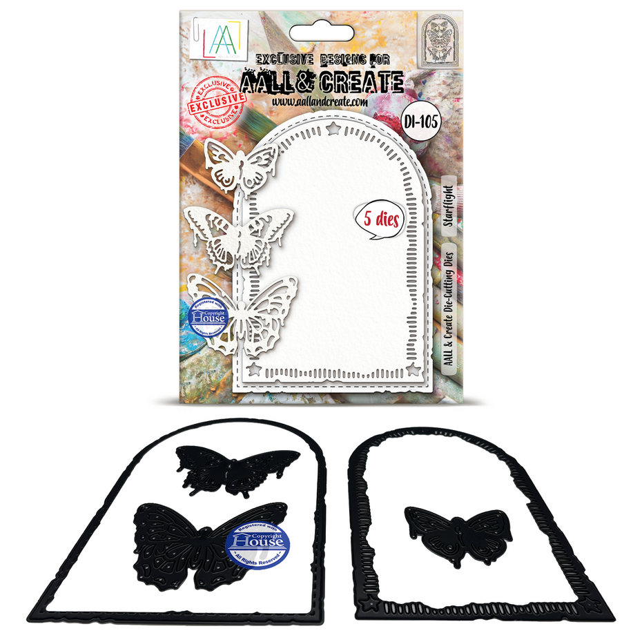 Craft Consortium - Starflight Figures Die-Cutting Die Set Starflight by Autour De Mwa & Co