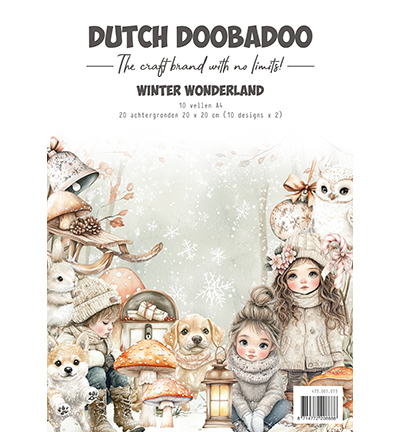 Dutch DooBaDoo - Collage Paperset Winter Wonderland Kopie