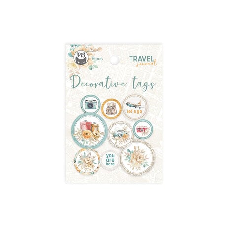 Piatek13 - Travel Journal Decorative Tags 01 (9pcs