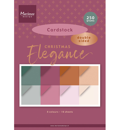 Marianne Design - Cardstock – Christmas Elegance A4