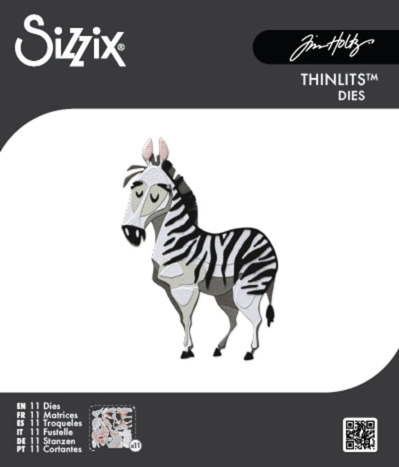 Sizzix - Thinlits Mini Colorize Die Winifred (8pcs) by Tim Holtz