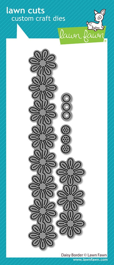 Lawn Fawn - Daisy Border Stand-Alone Lawn Cuts Dies