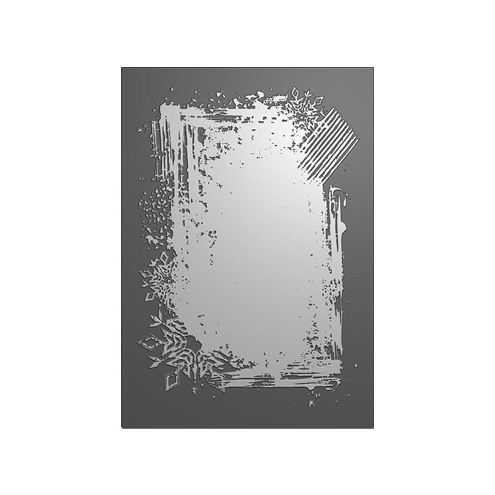 Stamps By Me High Definition 3D Embossing Folder 5"X7" - Snowflake Frame