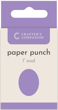 Crafter's Companion - Flower Paper Punches - Oval 1"