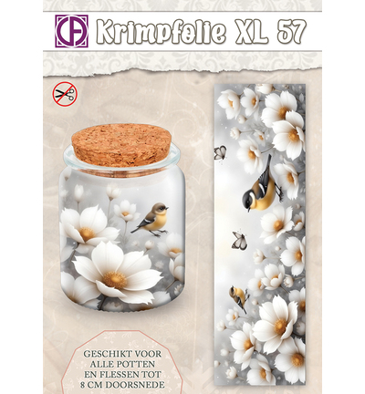 Creative CutOuts - chrumpffolie Flasche/Glas, bis ca. 8 cm, nr. 57