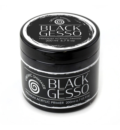 Cosmic Shimmer - Premium-Gesso - Schwarz