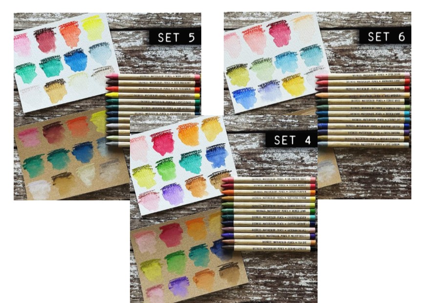 SET 4-6 - Ranger Tim Holtz Distress Watercolor Pencils  SET 4-6 - Ranger Tim Holtz Distress Watercolor Pencils