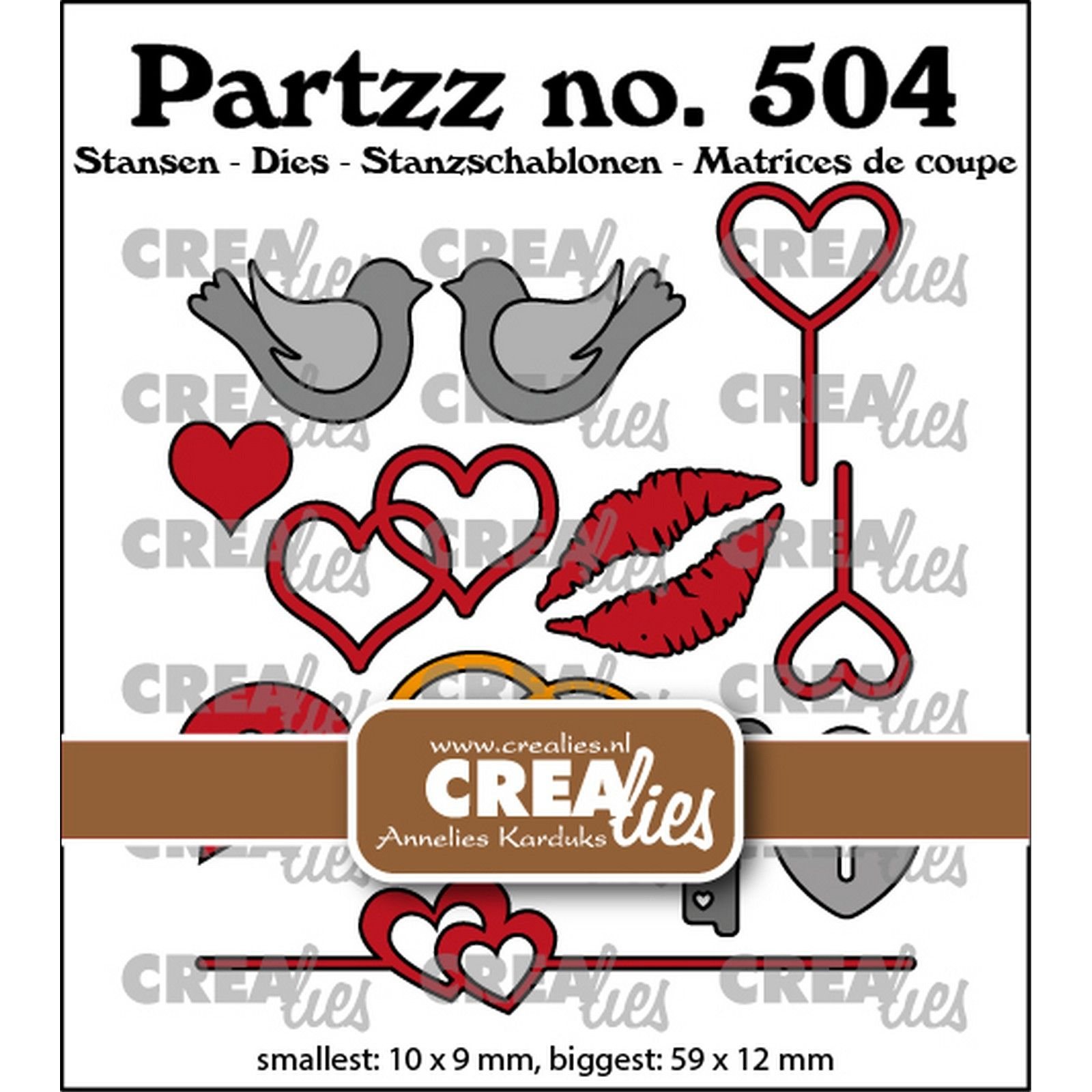 Crealies • Partzz Cutting Die Mini Love