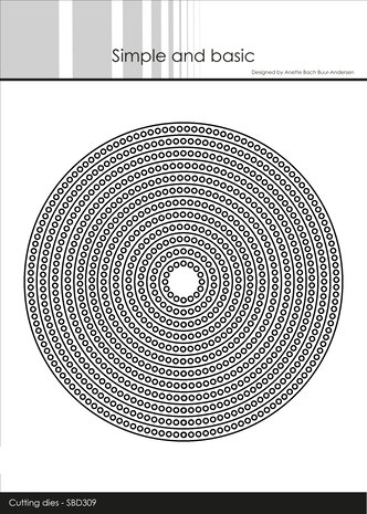 Simple and Basic Circle Edges Circle Cutting Dies