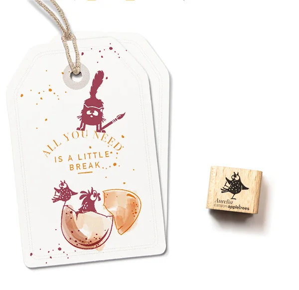 cats on appletrees - Ministempel Star Aurelia
