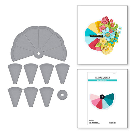 Spellbinders - Color Swatch Wheel Etched Dies from the ColorWheel Swatch Party Collection Spellbinders - Color Swatch Wheel Etched Dies from the ColorWheel Swatch Party Collection