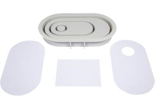 Rayher -  Silikon Gießform Kerzenständer Oval  Rayher -  Silikon Gießform Kerzenständer Oval