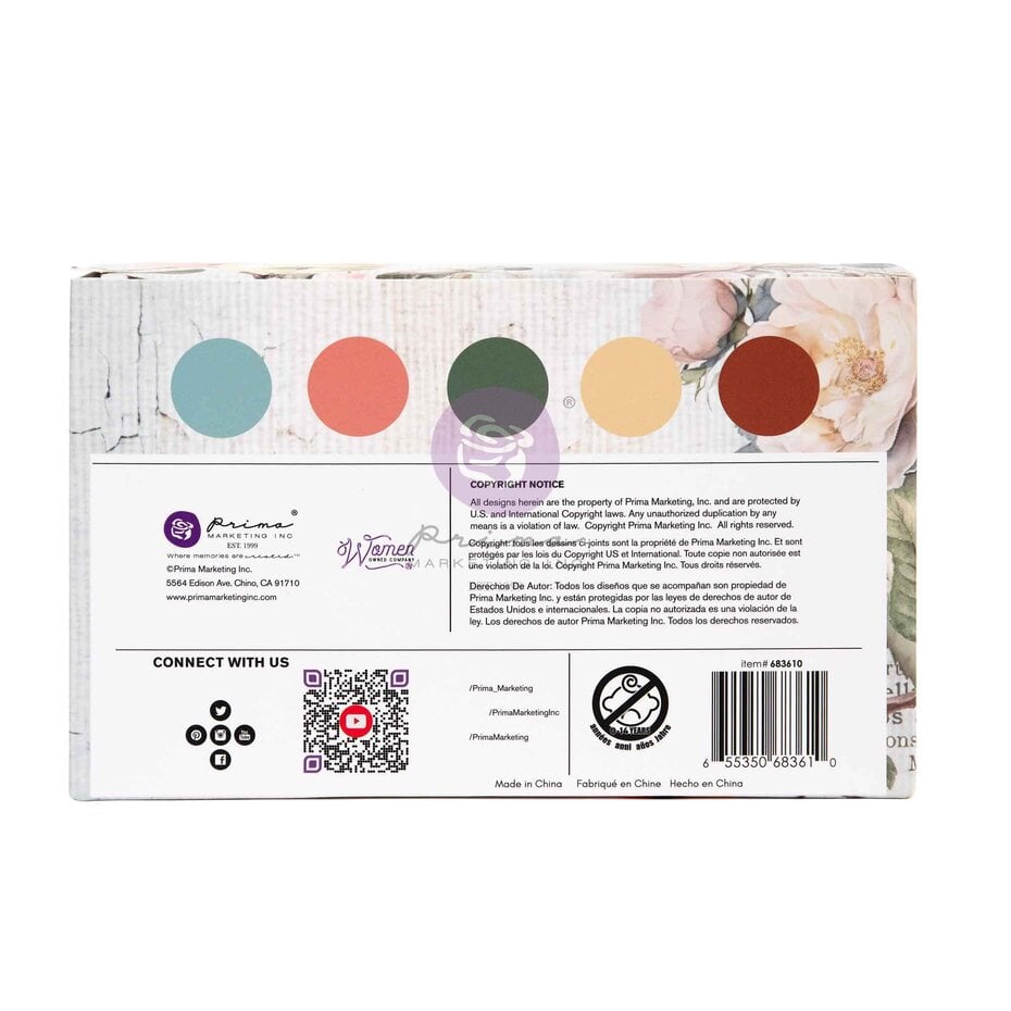 Prima Marketing - Homegrown Acrylic Paint Pack Color Chronicles 2 fl oz (5pcs) by The 3 Girls Tale