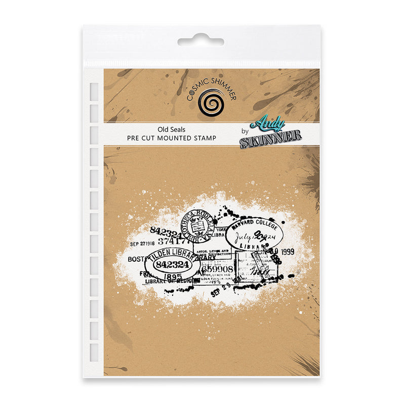 Andy Skinner - Old Seals Pre Cut Rubber Stamp