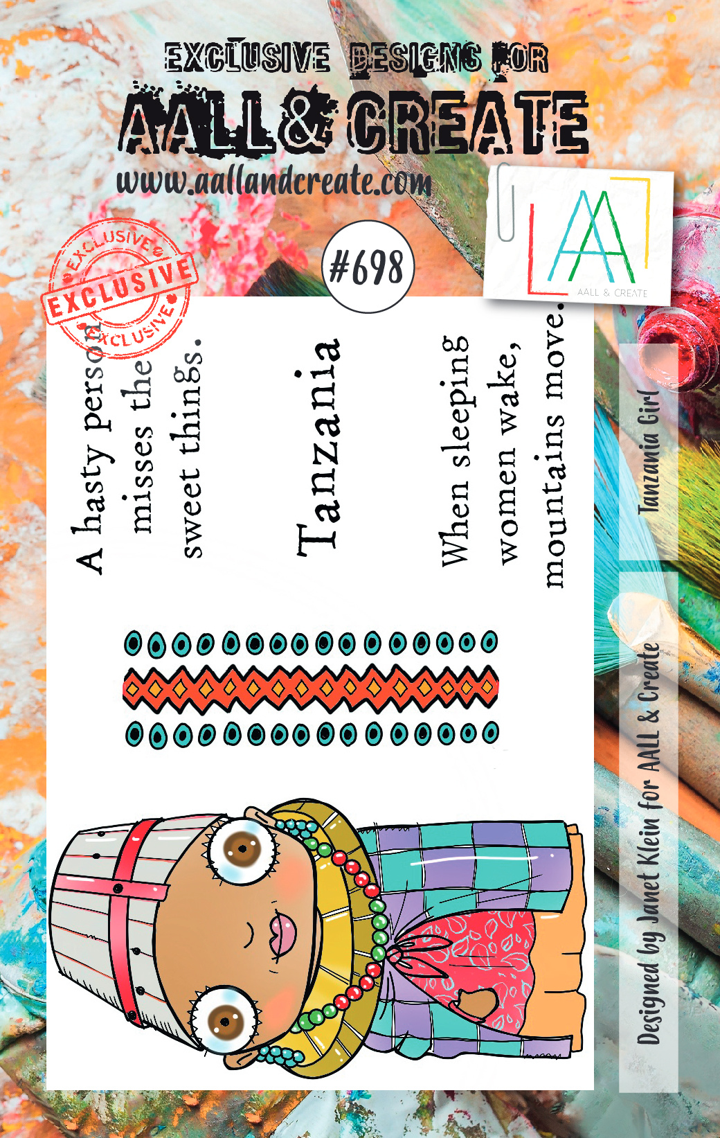 aall-and-create-stamp-set-a7-tanzania-girl-aall-tp