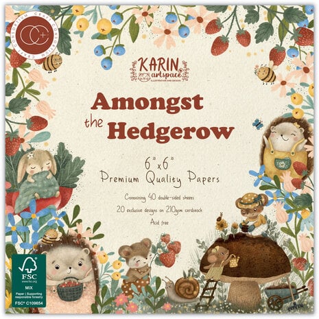 Craft Consortium - Amongst the Hedgerow 6x6 Inch Premium Paper Pad