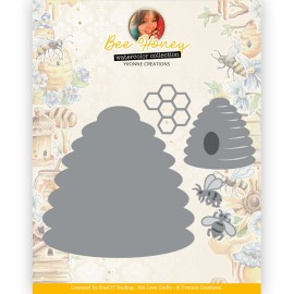 Dies - Yvonne Creations - Bee Honey - Bee Hive Dies - Yvonne Creations - Bee Honey - Bee Hive