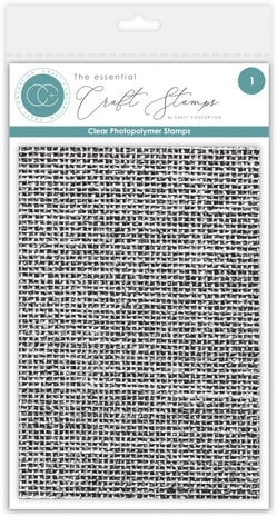 Craft Consortium - Clear Stamps Hessian Texture Craft Consortium - Clear Stamps Hessian Texture