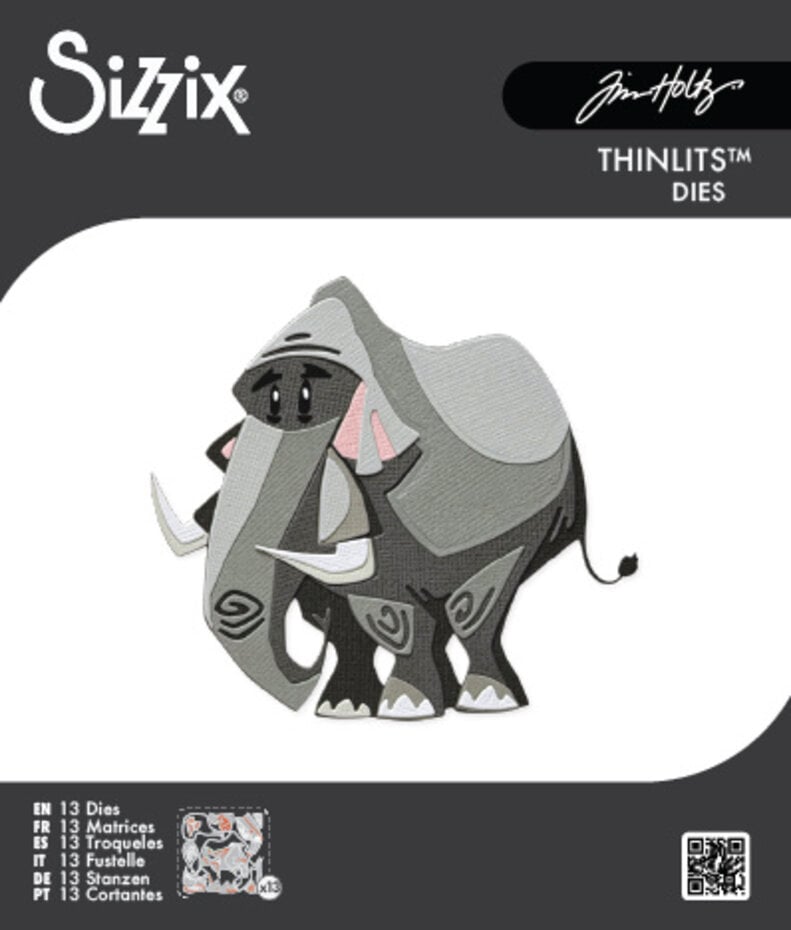 Sizzix - Thinlits Mini Colorize Die Clarence (11pcs) by Tim Holtz