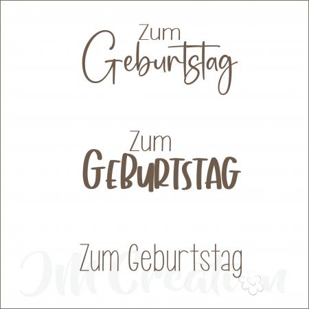 JM Creation - Geburtstag - Embossingfolder