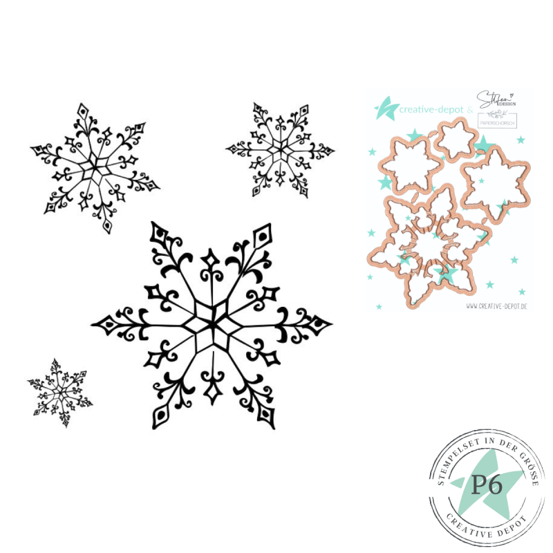 Creative Depot -  Bundle - Schneeflocken 
