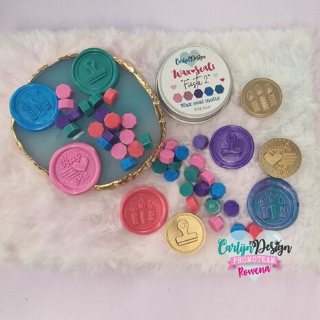 CarlijnDesign - Wax Seal Melts "Fiesta 2" 30g 