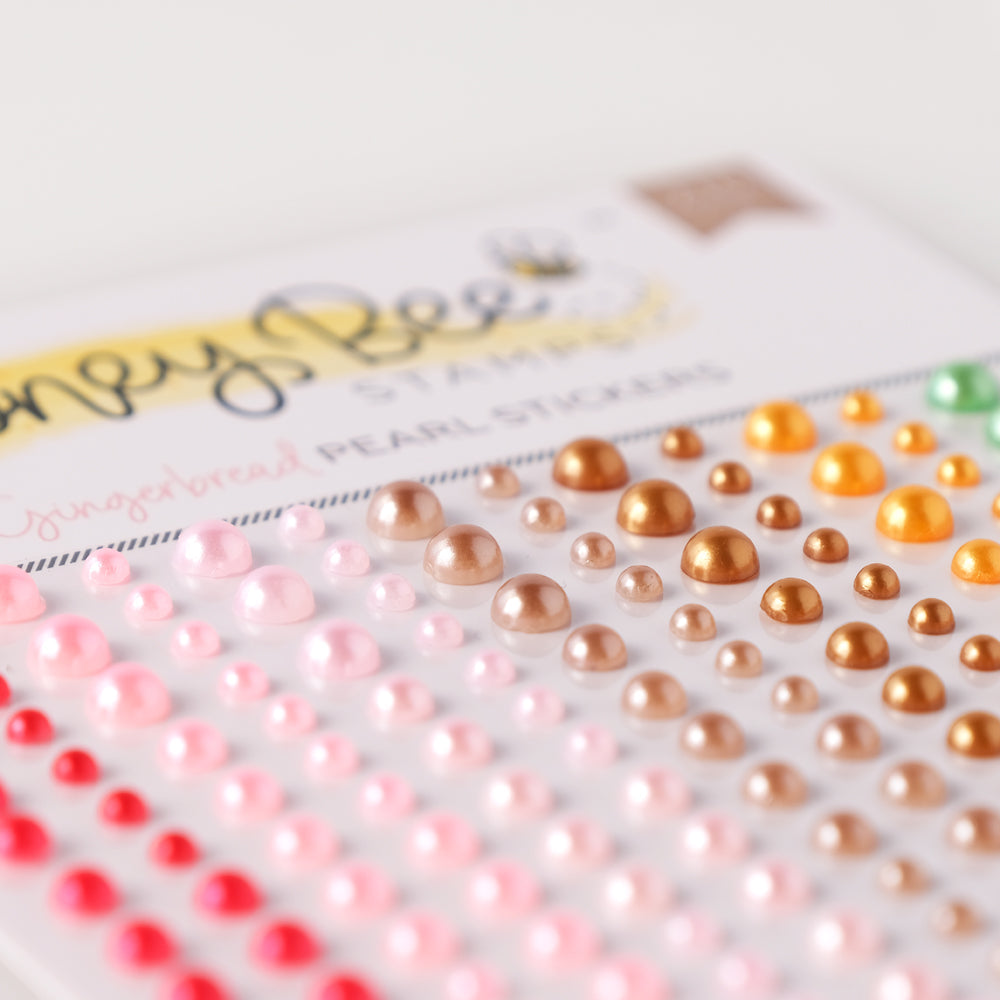 Honey Bee - Gingerbread - Pearl Stickers - 210 Count Honey Bee - Gingerbread - Pearl Stickers - 210 Count