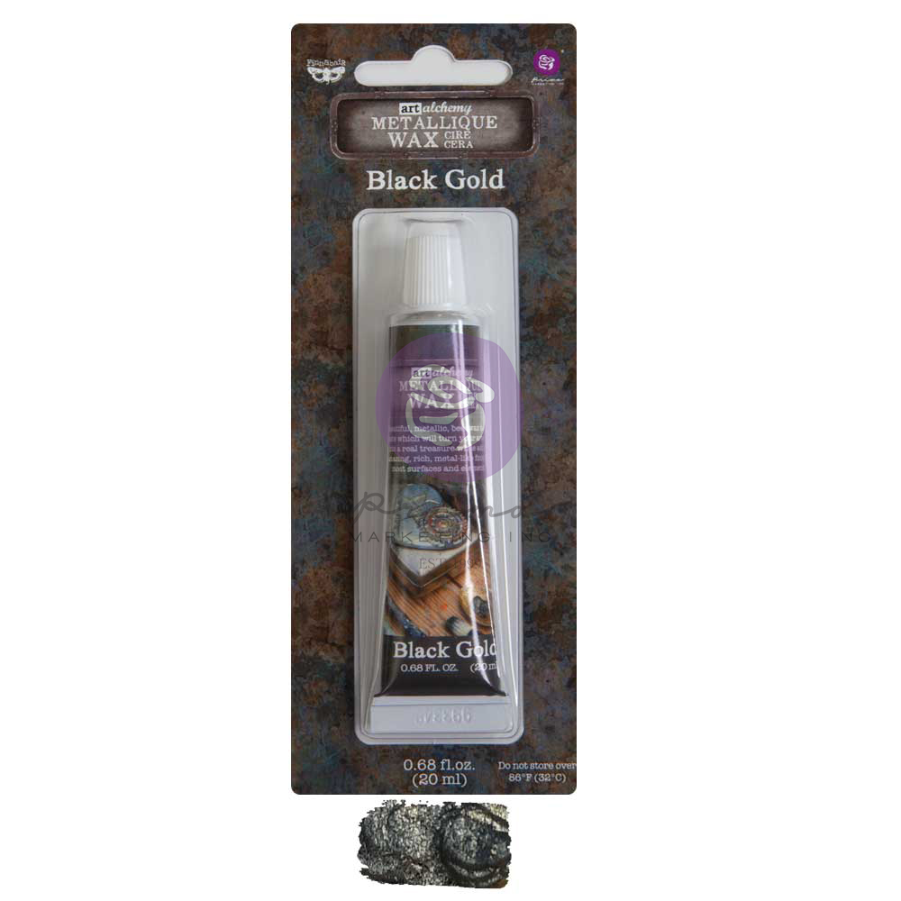 Finnabair Art Alchemy Metallique Wax – Black Gold Finnabair Art Alchemy Metallique Wax – Black Gold