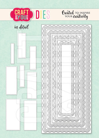Craft & You Design - DL Base Decorative Stiches Dies