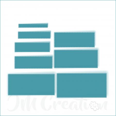 JM Creation - Stanzschablone - DIN lang stitched