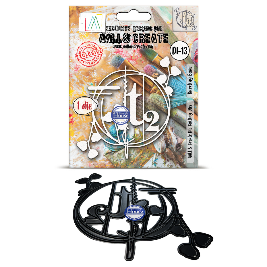 Craft Consortium - Cell Figures Die-Cutting Die Set Bursting Buds by Bipasha Bk