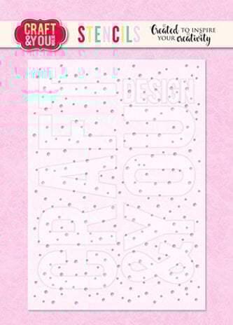Craft & You Design - Dots Stencil 