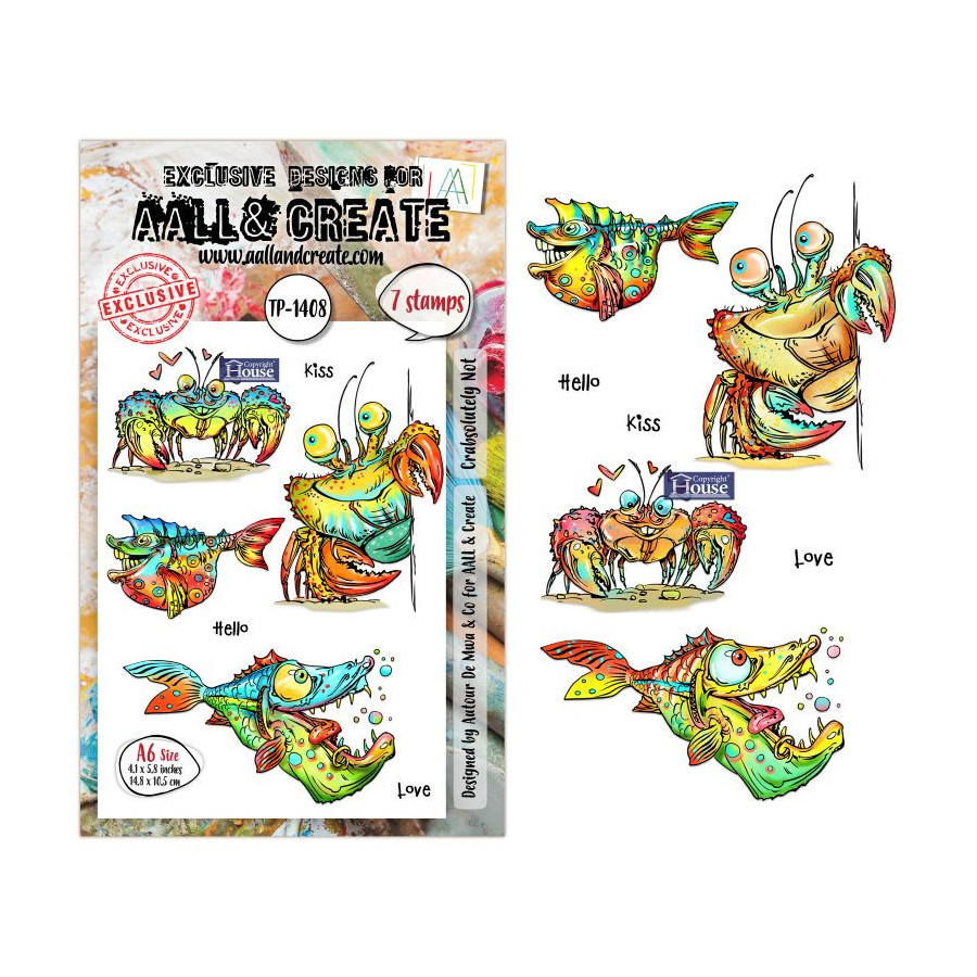 AALL & Create -  Tampon Clear - 1408 -Crabsolutely Not