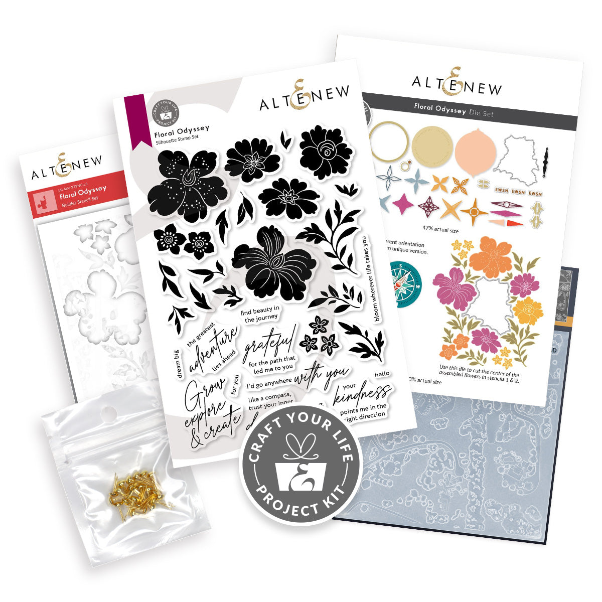 Altenew - Craft Your Life Project Kit: Floral Odyssey 