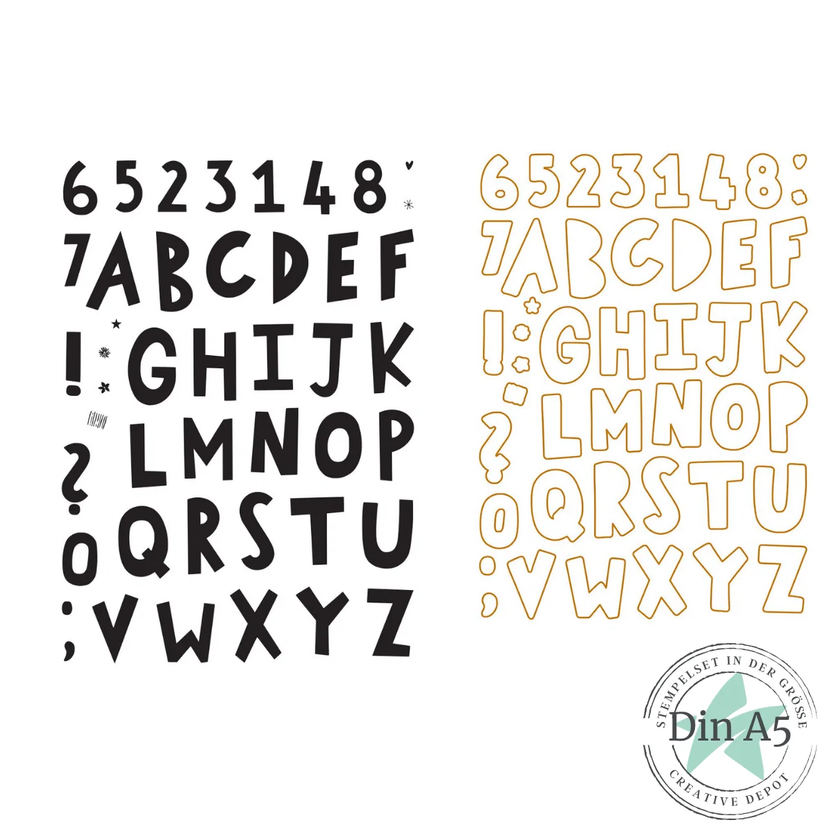 Creative Depot - Bundle - Carolas Alphabet I