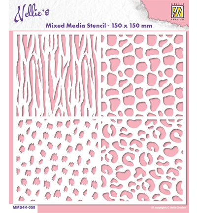Nellie Choice Stencil- Animal Prints