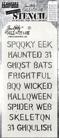Tim Holtz - Halloween Tim Holtz Layering Stencil