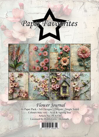 Paper Favourites - Flower Journal A6 Paper Pad Paper Favourites - Flower Journal A6 Paper Pad