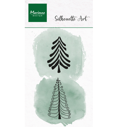 Marianne Design - Transparenter Stempel – Silhouette Art – Fröhliche Bäume