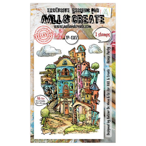 AALL & Create - AALLtropolis Stamp Set A6 House Party