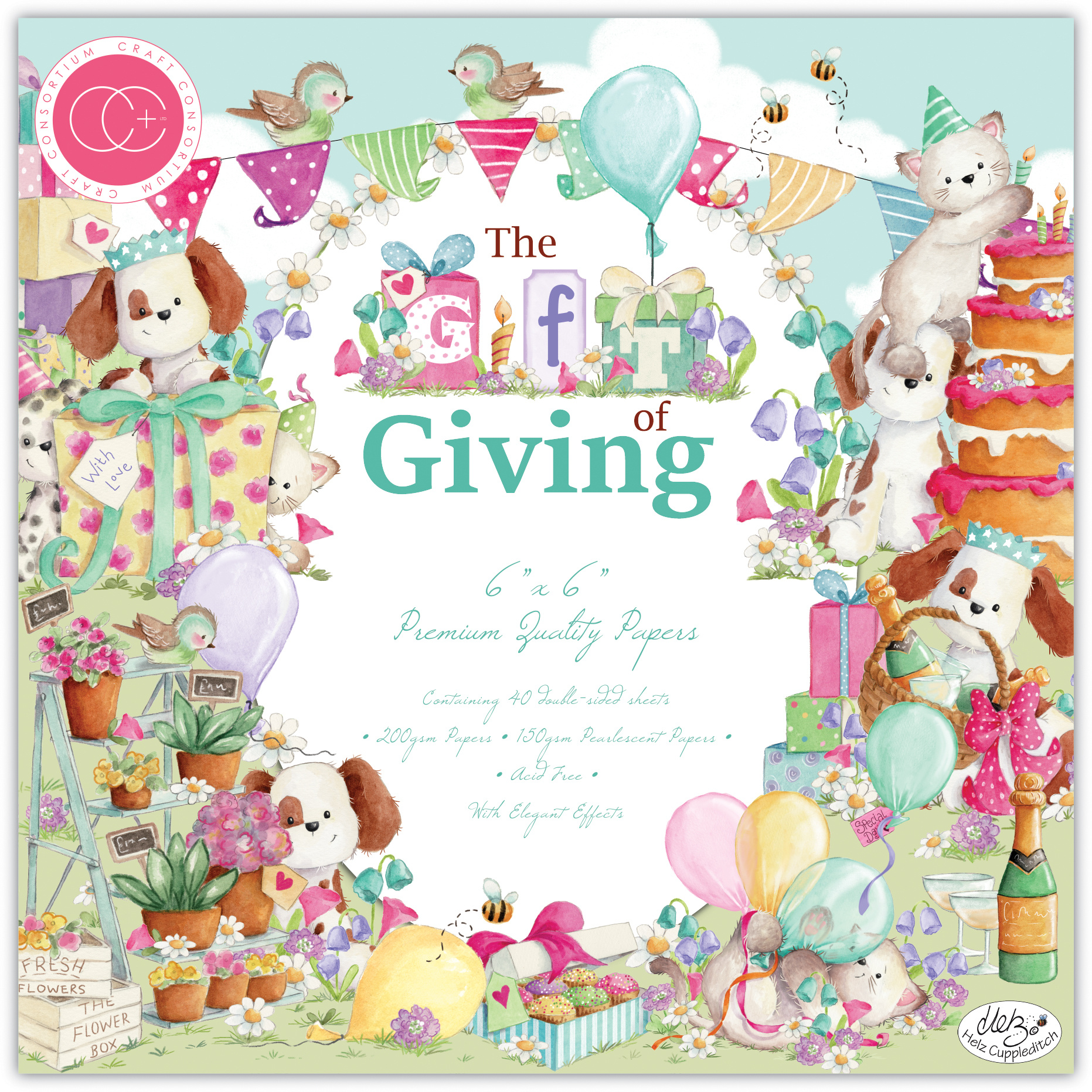 craft-consortium-the-gift-of-giving-6x6-inch-paper
