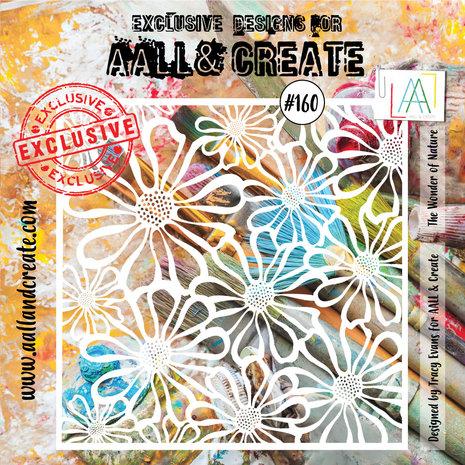 AALL & Create - Stencil 6x6 Inch The Wonder Of Nature