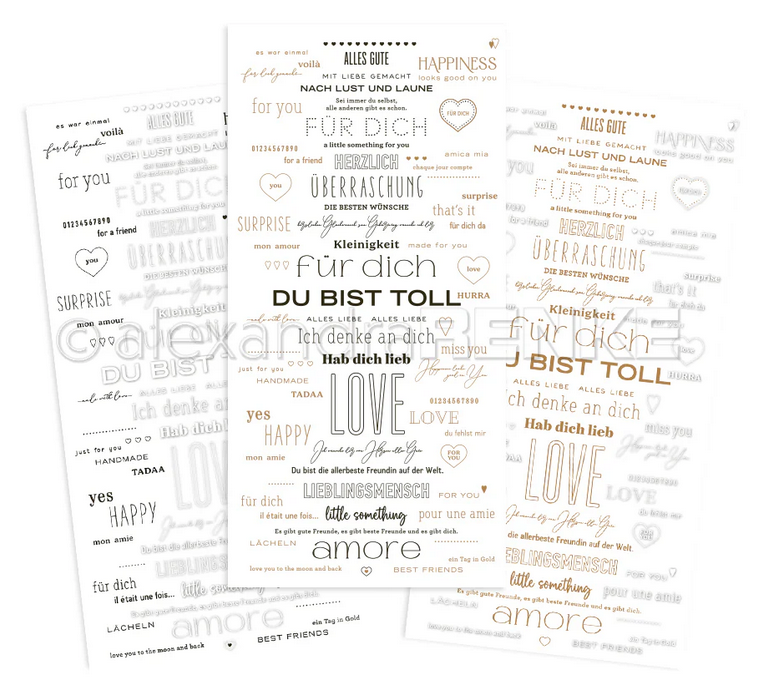 Alexandra Renke - Rub-On 'Du bist toll' Alexandra Renke - Rub-On 'Du bist toll'