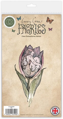 Craft Consortium  -Fairies A6 Clear Photopolymer Stamps Tulip Craft Consortium  -Fairies A6 Clear Photopolymer Stamps Tulip
