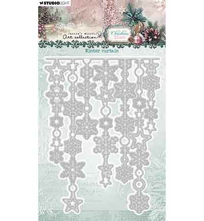 Studio Light - Cutting Die - Winter curtain Christmas Blush nr. 1062