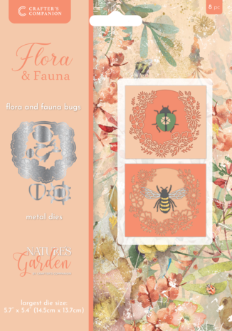 Crafter's Companion - Flora & Fauna Metal Die - Flora & Fauna Bugs