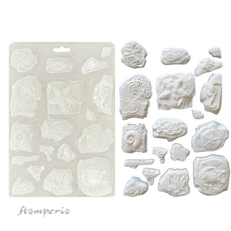 Stamperia Soft Mould A5 - Silent Sea A5 Soft Mould Fossils Stamperia Soft Mould A5 - Silent Sea A5 Soft Mould Fossils