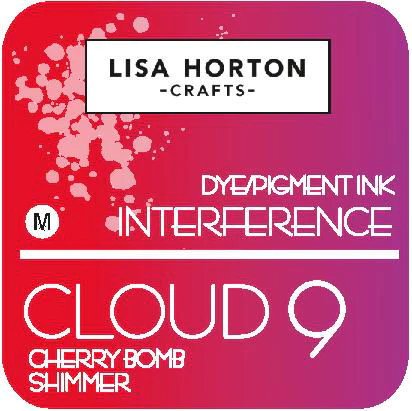 Lisa Horton Crafts Interference Ink Pad - Cherry Bomb Shimmer  Lisa Horton Crafts Interference Ink Pad - Cherry Bomb Shimmer